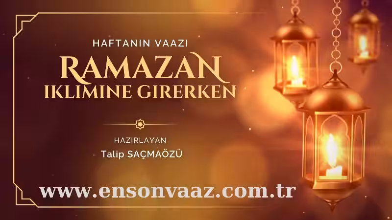 ramazan ayı vaaz